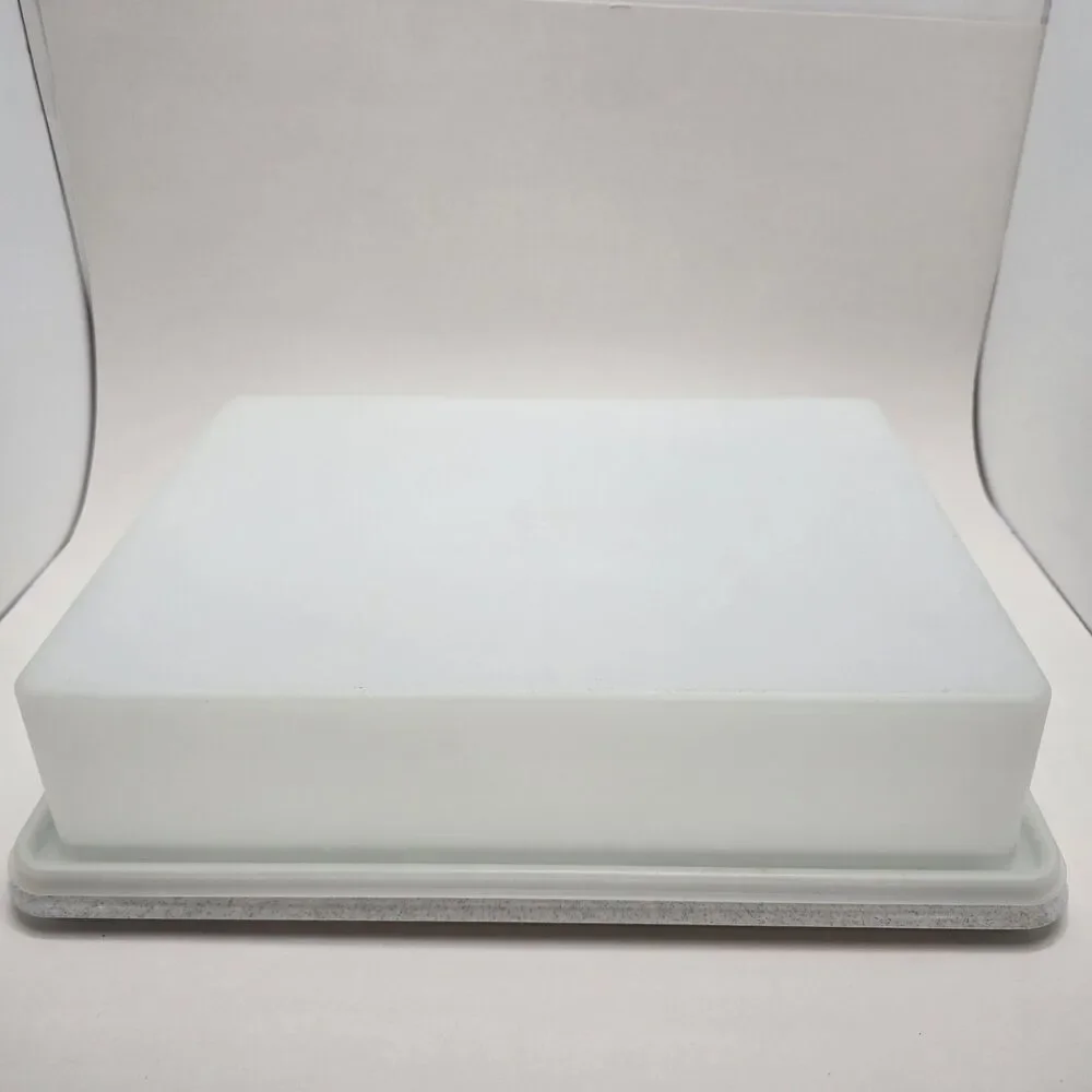 Vintage Tupperware 9x13 Rectangle Cake Taker Carrier Container 622 White